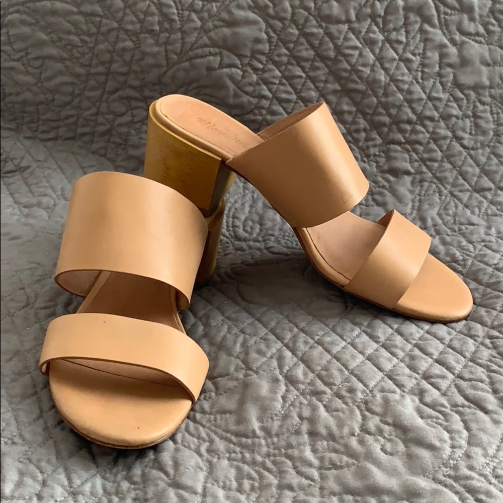 Madewell The Kiera Mule Sandal- Beige